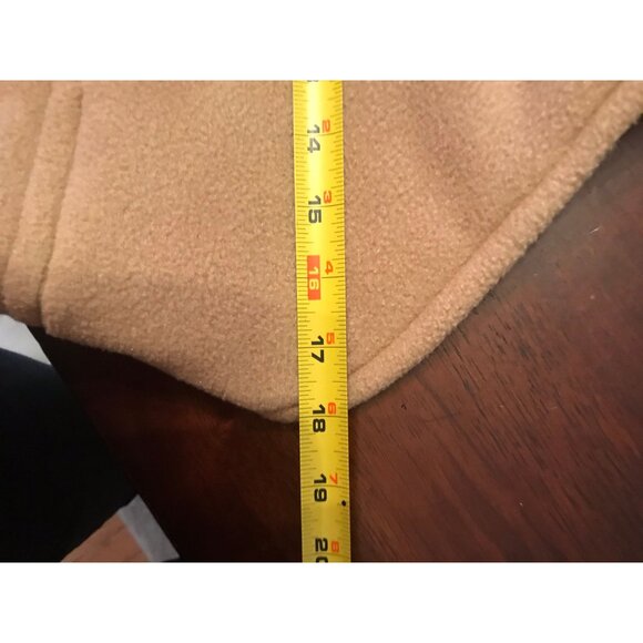 Snow Angel Winter Dog Coat - Tan Fleece with Black Goretex - Large Breeds  Barre - Picture 15 of 15